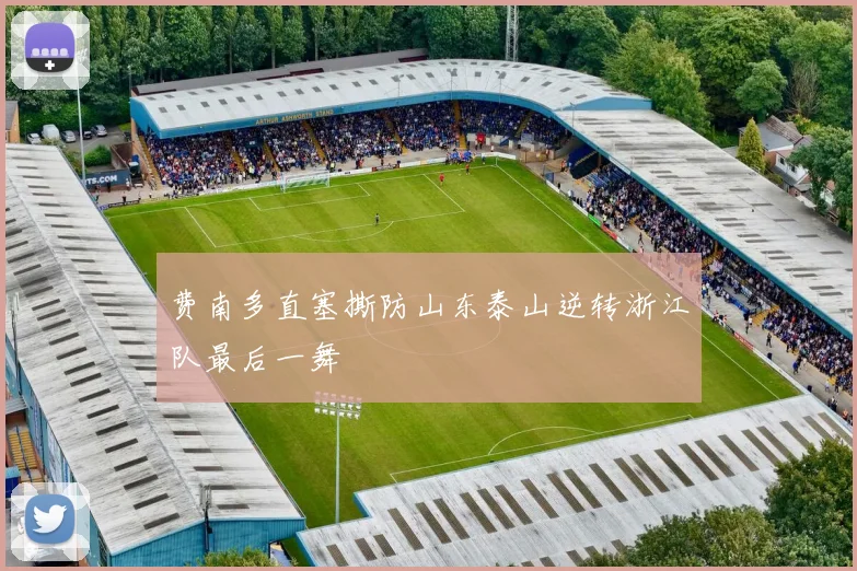 费南多直塞撕防山东泰山逆转浙江队最后一舞