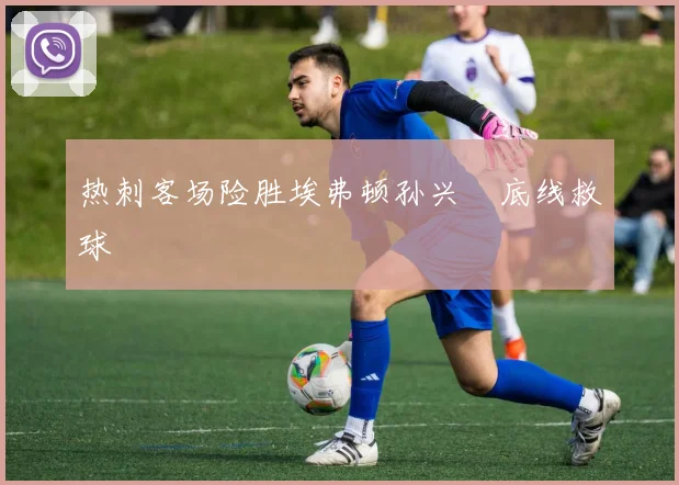 热刺客场险胜埃弗顿孙兴慜底线救球